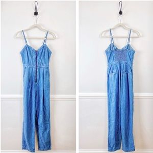 Anthro Pilcro and the Letterpress Denim Jumpsuit